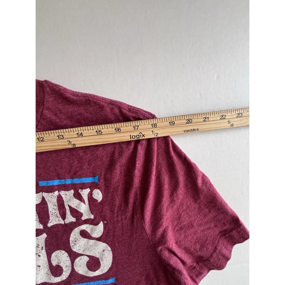 Mens Philadelphia Phillies T Shirt M Burgundy Fanatics Fightin Phils MLB - Picture 6 of 11